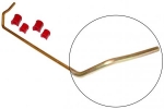Sway bar lowered/narrowed (19 mm) front Beetle 1200/1300/1500 8.1965 and later Karmann Ghia 8.1965 and later