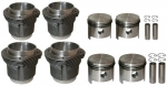 Big bore Kolben und Zylindersatz, gegossen, 87,0 mm Bohrung, 69,0 mm Hub, oben 94 mm, unten 90 mm, CLASSIC
